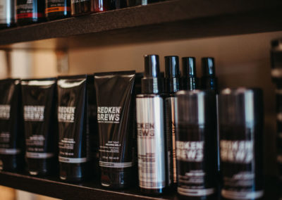 American Male Lebanon, NJ shelf showing Redken products